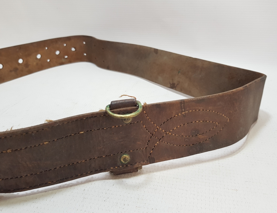 1. DÜNYA SAVAŞI DÖNEMİ ÇOK NADİR DERİ SUBAY KEMERİ