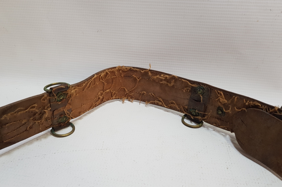 1. DÜNYA SAVAŞI DÖNEMİ ÇOK NADİR DERİ SUBAY KEMERİ