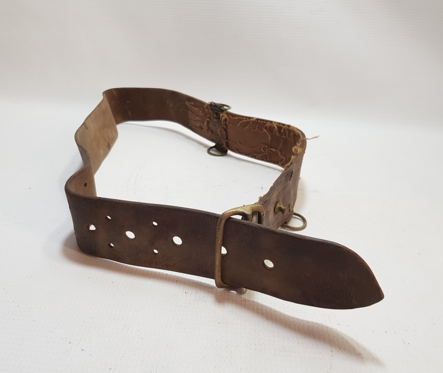 1. DÜNYA SAVAŞI DÖNEMİ ÇOK NADİR DERİ SUBAY KEMERİ