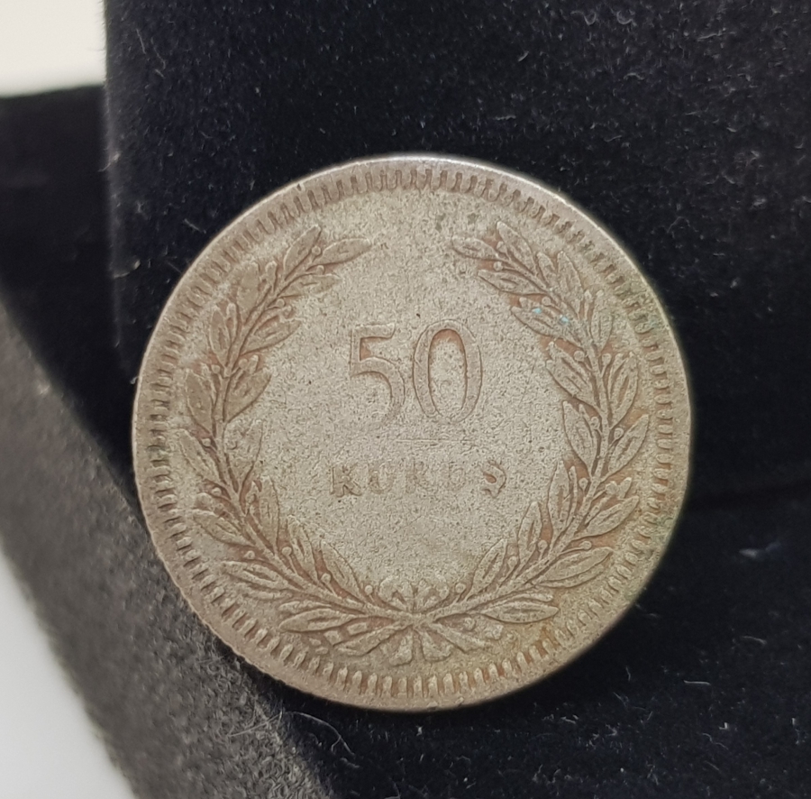 1947 YILI GÜMÜŞ 50 KURUŞ