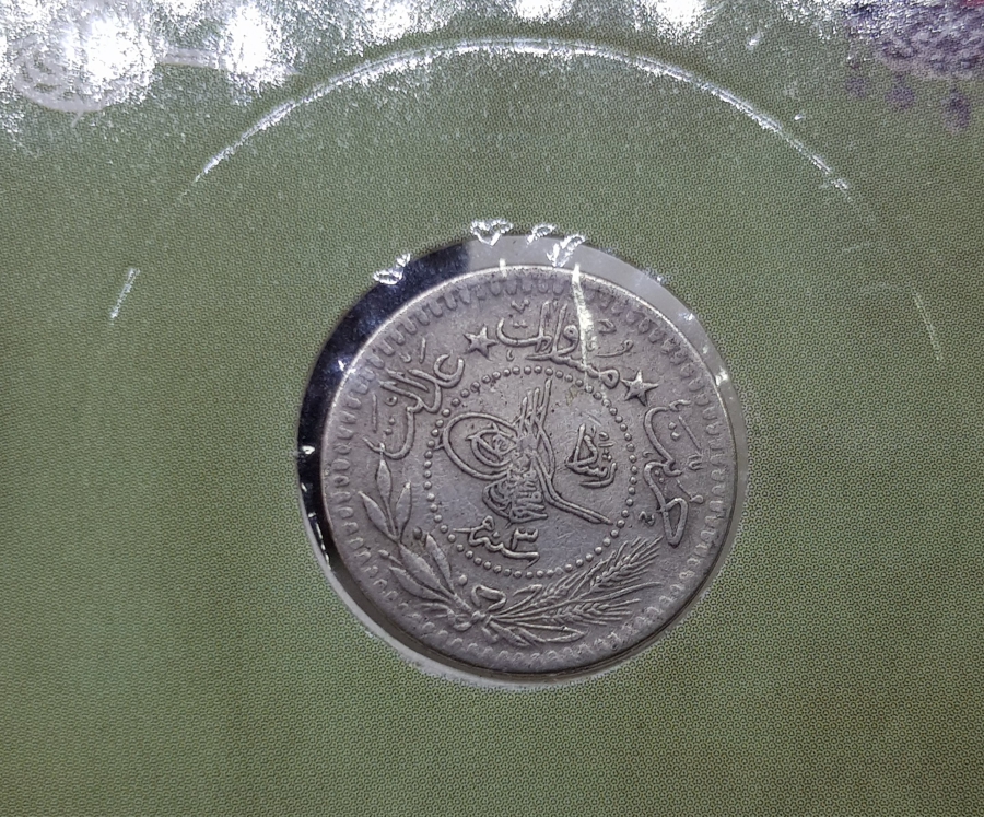 MEHMED REŞAD HAN DÖNEMİ ÇİL KONDİSYONDA KAPAMASINDA NİKEL 5 PARA
