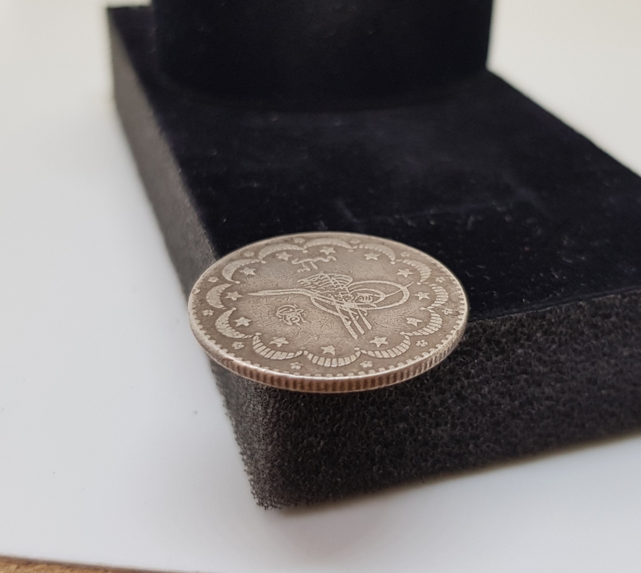 SULTAN ABDÜLHAMİD DÖNEMİ GÜMÜŞ 5 KURUŞ MECİDİYE