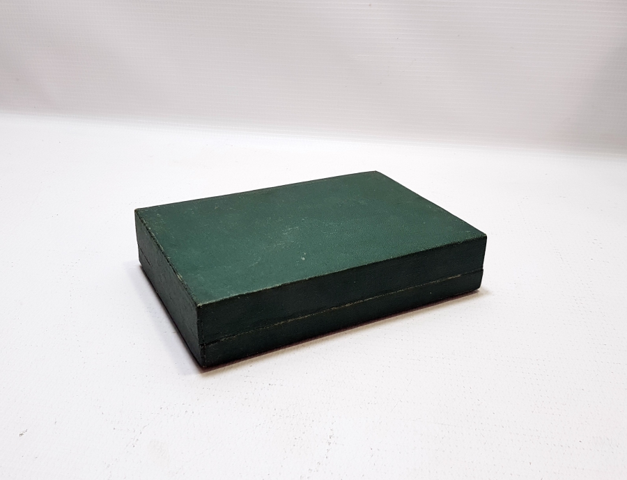 ORİJİNAL KUTUSUNDA ANTİKA GÜMÜŞ TATLI KAŞIĞI TAKIMI