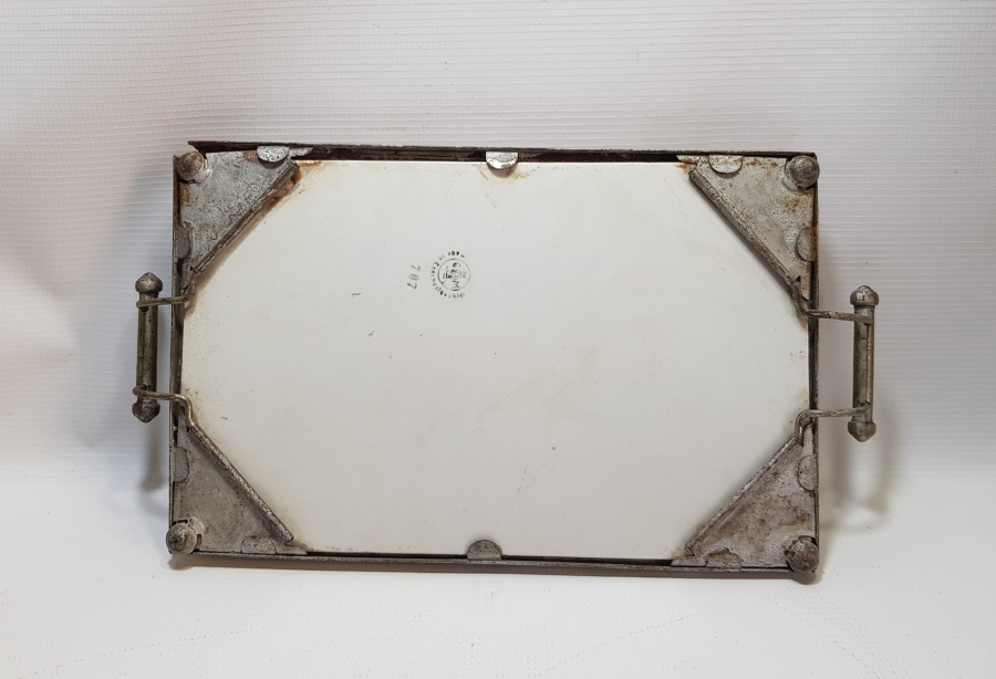 MESCİD-İ AKSA GÖRSELLİ NADİR OSMANLI DÖNEMİ TAŞ TEPSİ