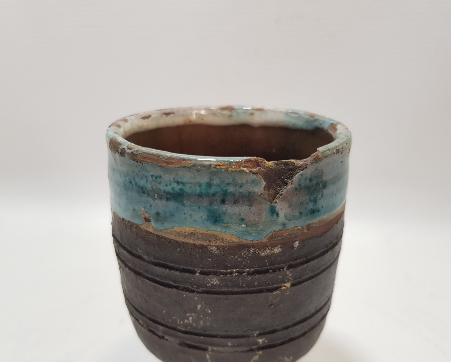 OSMANLI DÖNEMİ NADİR RENKTE İZNİK MAVİSİ HAVAN