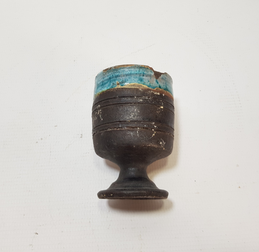 OSMANLI DÖNEMİ NADİR RENKTE İZNİK MAVİSİ HAVAN