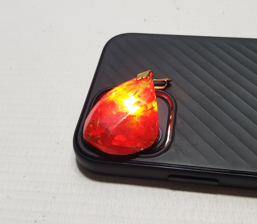 DAMLA KEHRİBAR KOLYE UCU