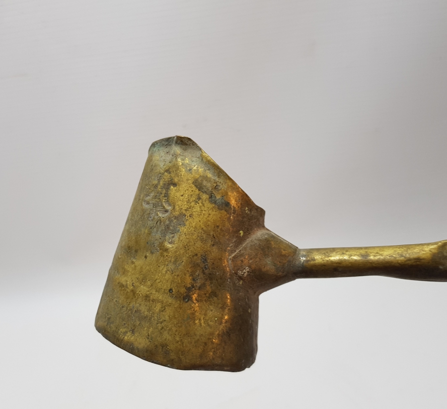 OSMANLI DÖNEMİ SÜLEYMANİYE İŞİ EL YAPIMI NADİR SEYYAR KAHVECİ CEZVESİ