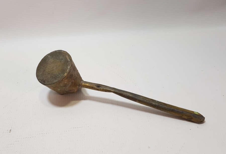 OSMANLI DÖNEMİ SÜLEYMANİYE İŞİ EL YAPIMI NADİR SEYYAR KAHVECİ CEZVESİ