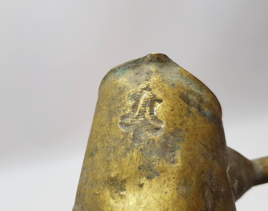 OSMANLI DÖNEMİ SÜLEYMANİYE İŞİ EL YAPIMI NADİR SEYYAR KAHVECİ CEZVESİ