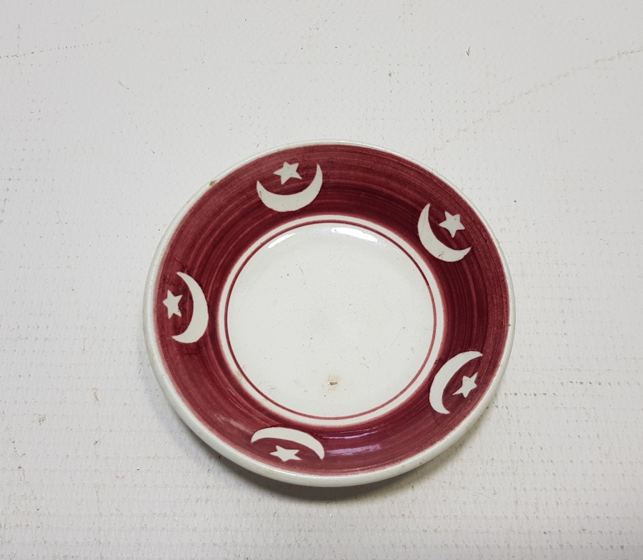 OSMANLI DÖNEMİ AY YILDIZLI NADİR MİNİ TABAK