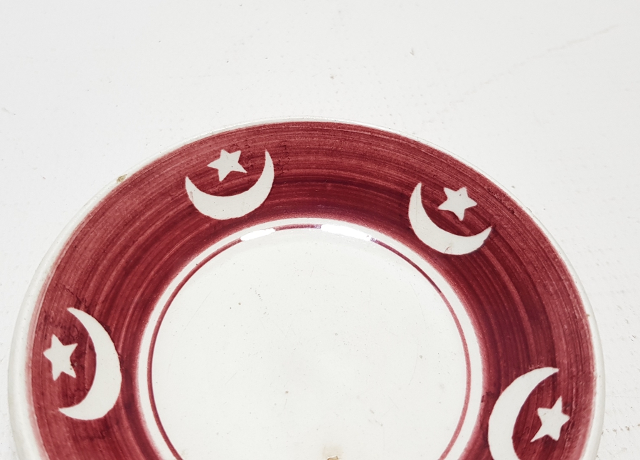 OSMANLI DÖNEMİ AY YILDIZLI NADİR MİNİ TABAK