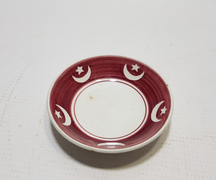 OSMANLI DÖNEMİ AY YILDIZLI NADİR MİNİ TABAK