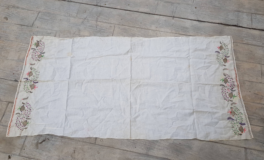 OSMANLI DÖNEMİ EL İŞİ SIRMA İŞÇİLİKLİ YAĞLIK