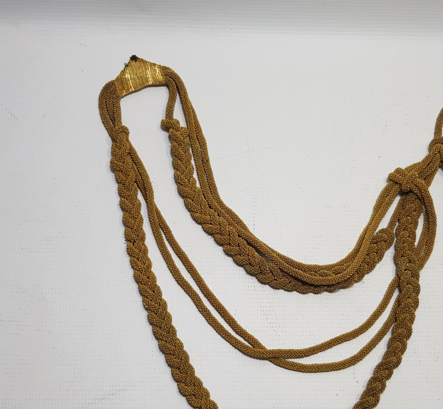 OSMANLI DÖNEMİ NADİR SIRMA İŞÇİLİKLİ YAVER ASKISI