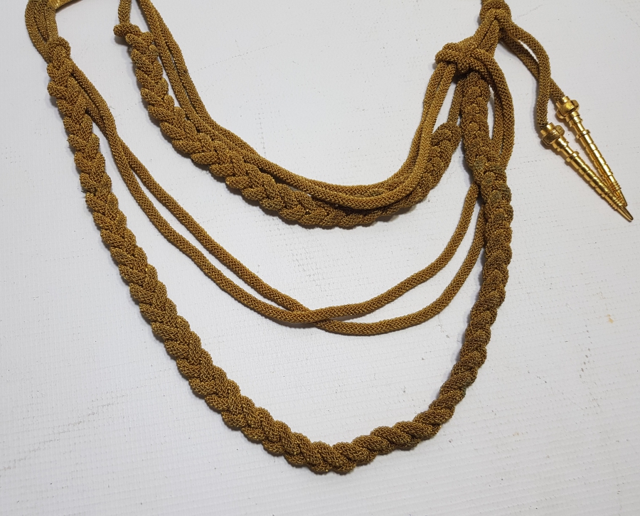 OSMANLI DÖNEMİ NADİR SIRMA İŞÇİLİKLİ YAVER ASKISI