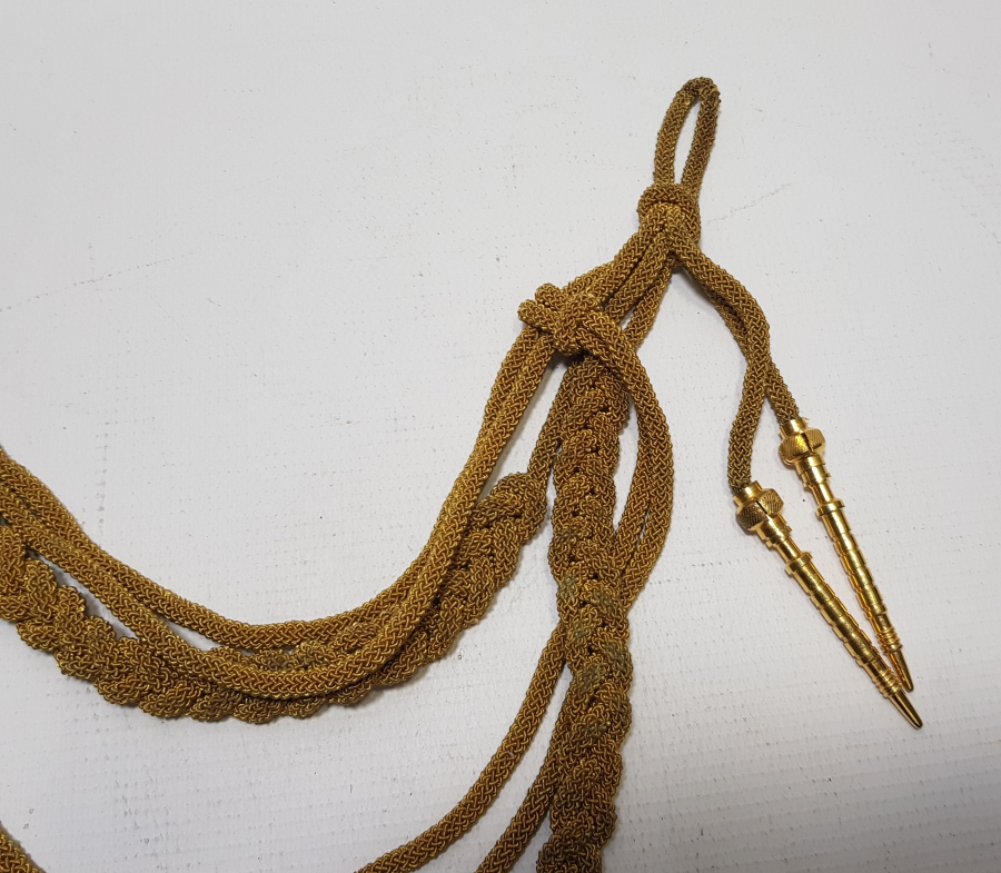 OSMANLI DÖNEMİ NADİR SIRMA İŞÇİLİKLİ YAVER ASKISI