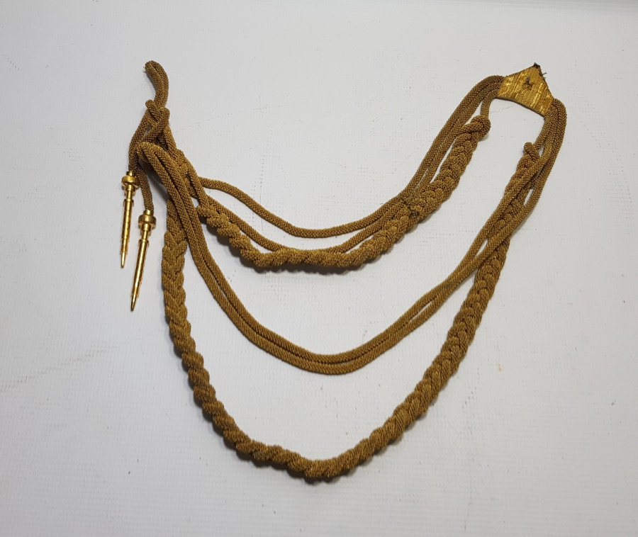 OSMANLI DÖNEMİ NADİR SIRMA İŞÇİLİKLİ YAVER ASKISI