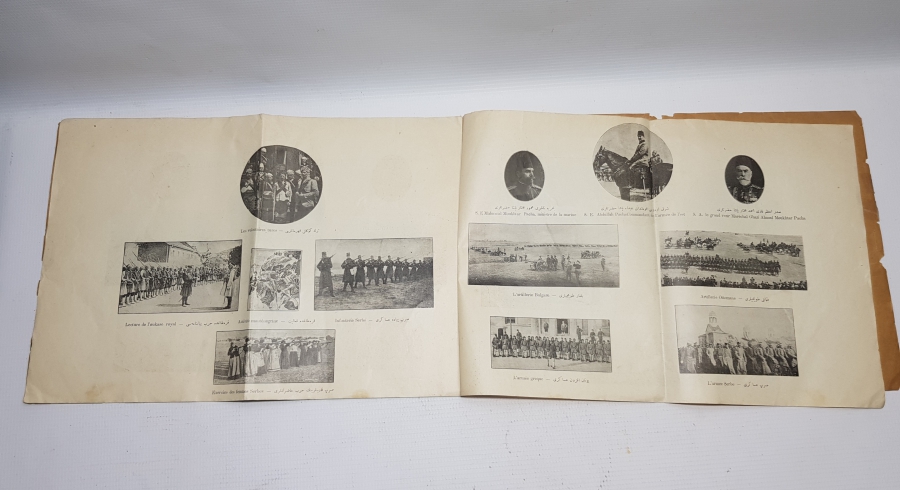 BALKAN SAVAŞLARI KONULU ÇOK NADİR FOTOĞRAFLI PANAROMİK DERGİ