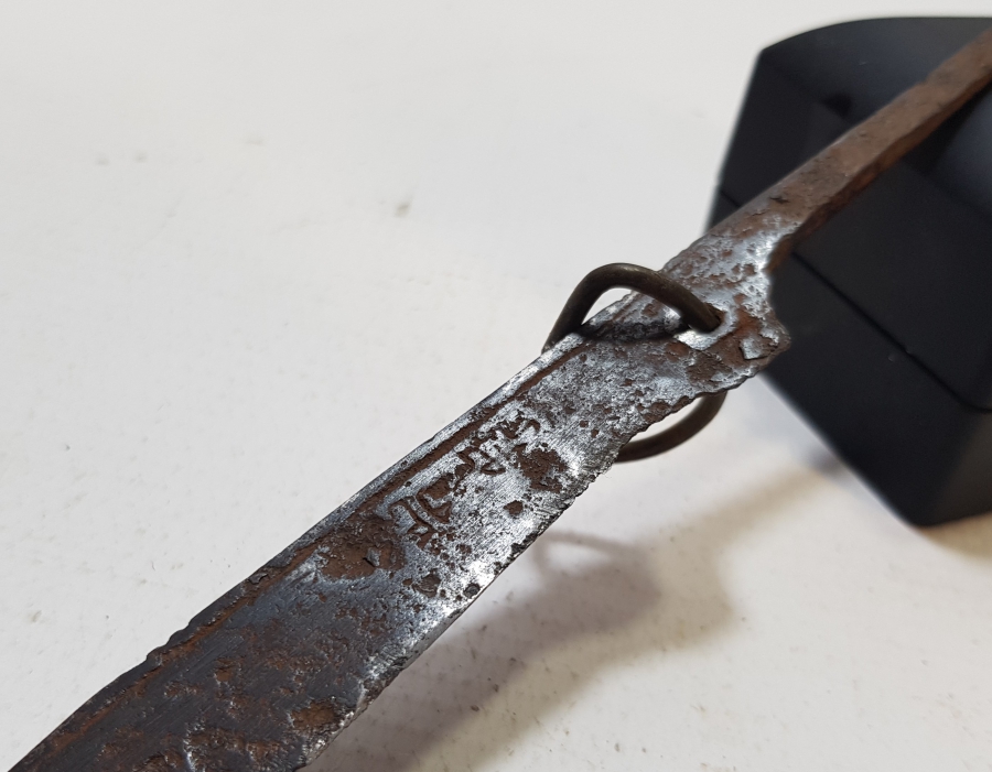 KAMA FORMUNDA YAPILMIŞ ÇOK NADİR OSMANLI DÖNEMİ SÜVARİ KAV ÇAKMAĞI - AKINCI KAV ÇAKMAĞI