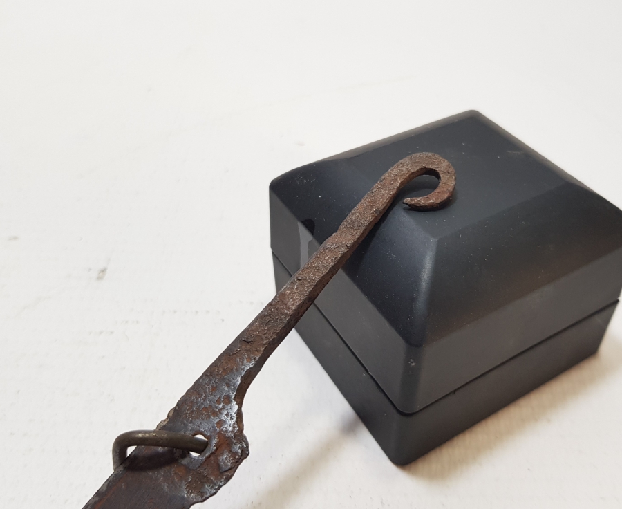 KAMA FORMUNDA YAPILMIŞ ÇOK NADİR OSMANLI DÖNEMİ SÜVARİ KAV ÇAKMAĞI - AKINCI KAV ÇAKMAĞI