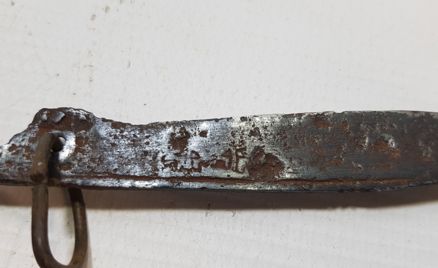 KAMA FORMUNDA YAPILMIŞ ÇOK NADİR OSMANLI DÖNEMİ SÜVARİ KAV ÇAKMAĞI - AKINCI KAV ÇAKMAĞI