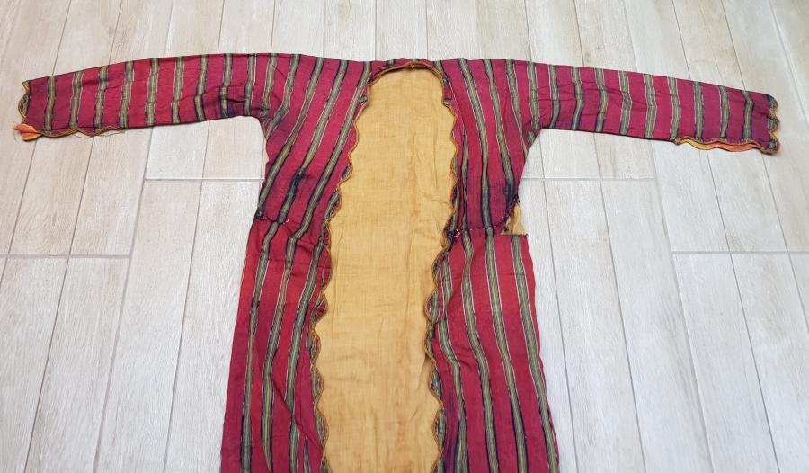 OSMANLI DÖNEMİ ANTEP YÖRESİ NADİR SIRMA İŞÇİLİKLİ EL DOKUMA ÜÇ ETEK