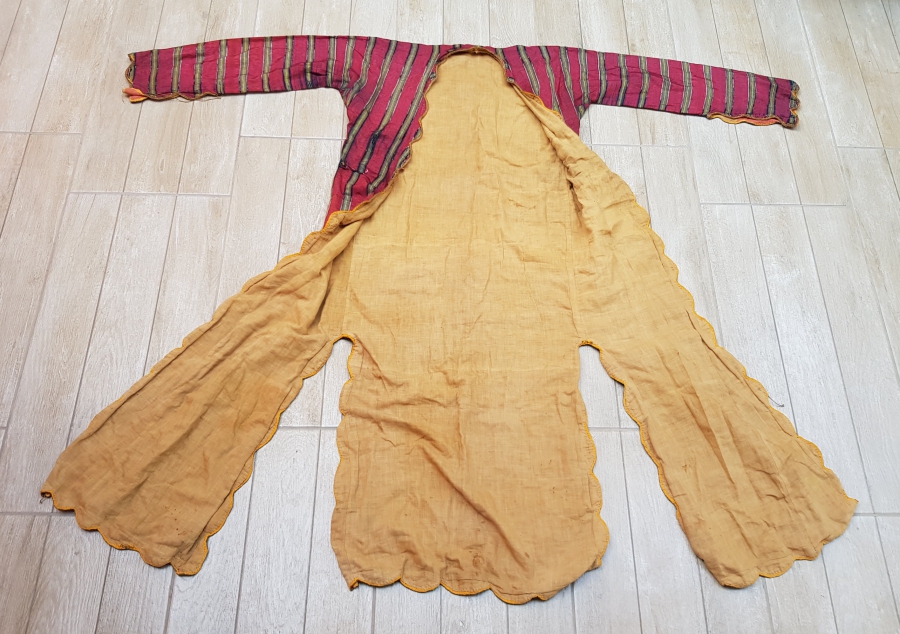 OSMANLI DÖNEMİ ANTEP YÖRESİ NADİR SIRMA İŞÇİLİKLİ EL DOKUMA ÜÇ ETEK