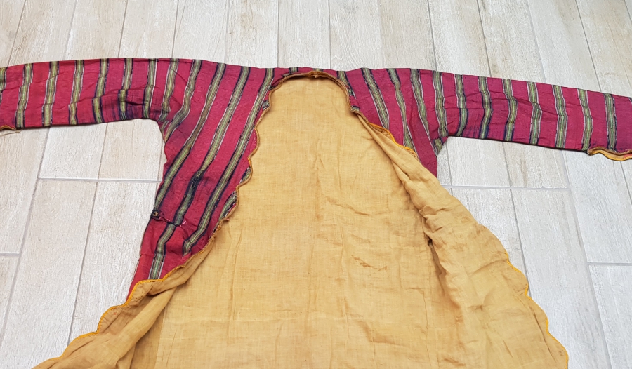 OSMANLI DÖNEMİ ANTEP YÖRESİ NADİR SIRMA İŞÇİLİKLİ EL DOKUMA ÜÇ ETEK