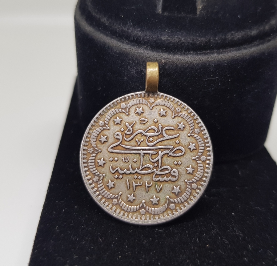 SULTAN MEHMET REŞAD DÖNEMİ GÜMÜŞ 5 KURUŞ MECİDİYE