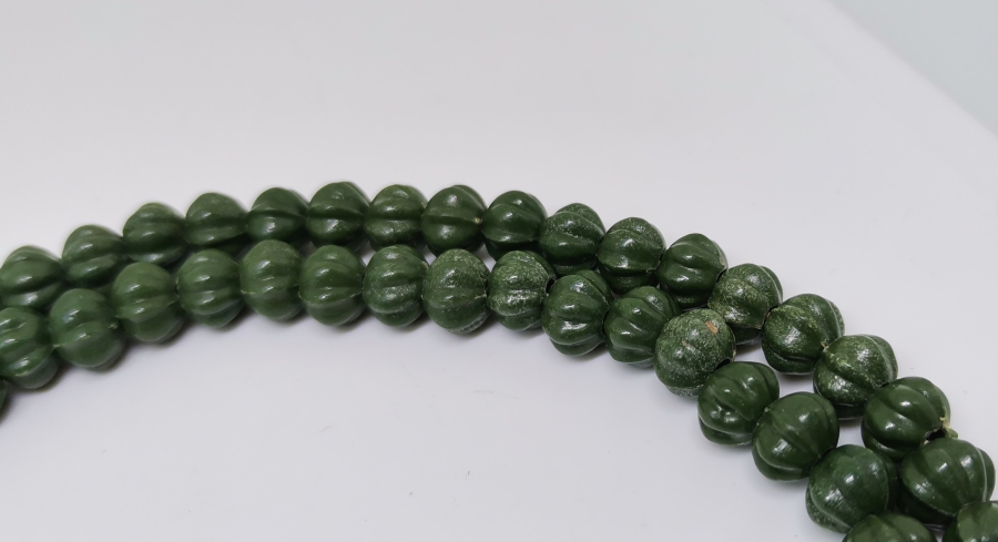 MİSK-İ AMBER NAMAZ TESPİHİ FORMUNDA YAPILMIŞ 99LUK ANTİKA PLASTİK TESPİH