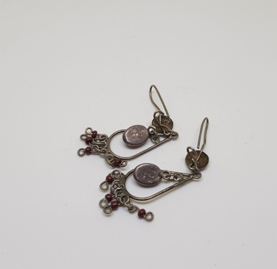 ÖZEL YAPIM AKİK TAŞLI GÜMÜŞ KÜPE