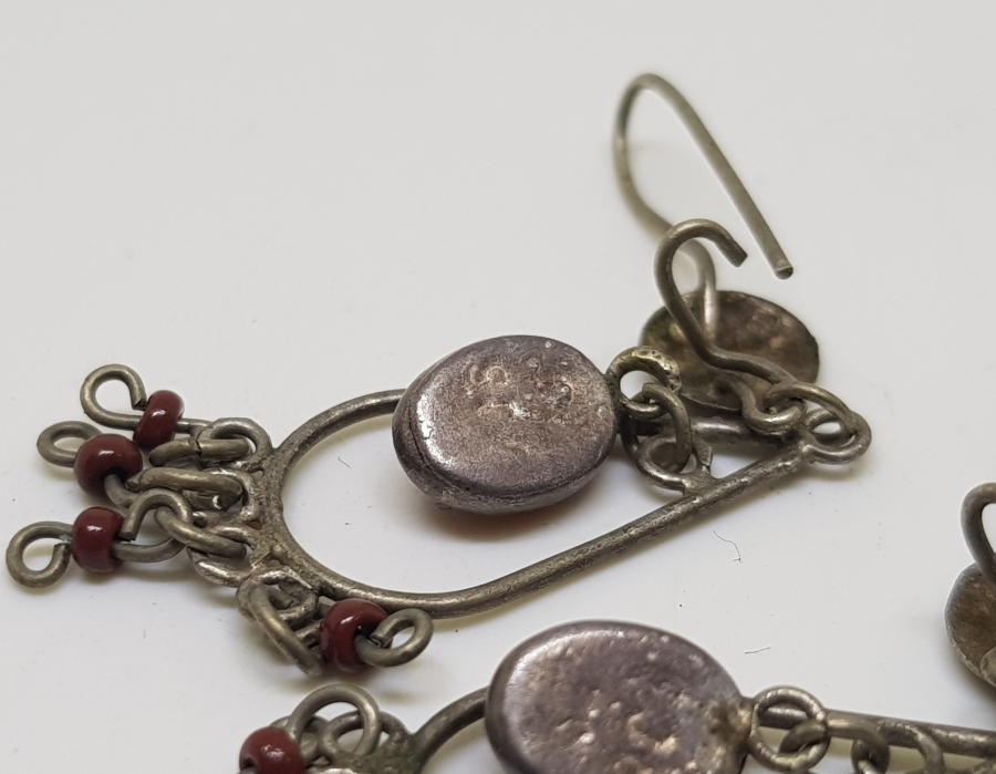 ÖZEL YAPIM AKİK TAŞLI GÜMÜŞ KÜPE