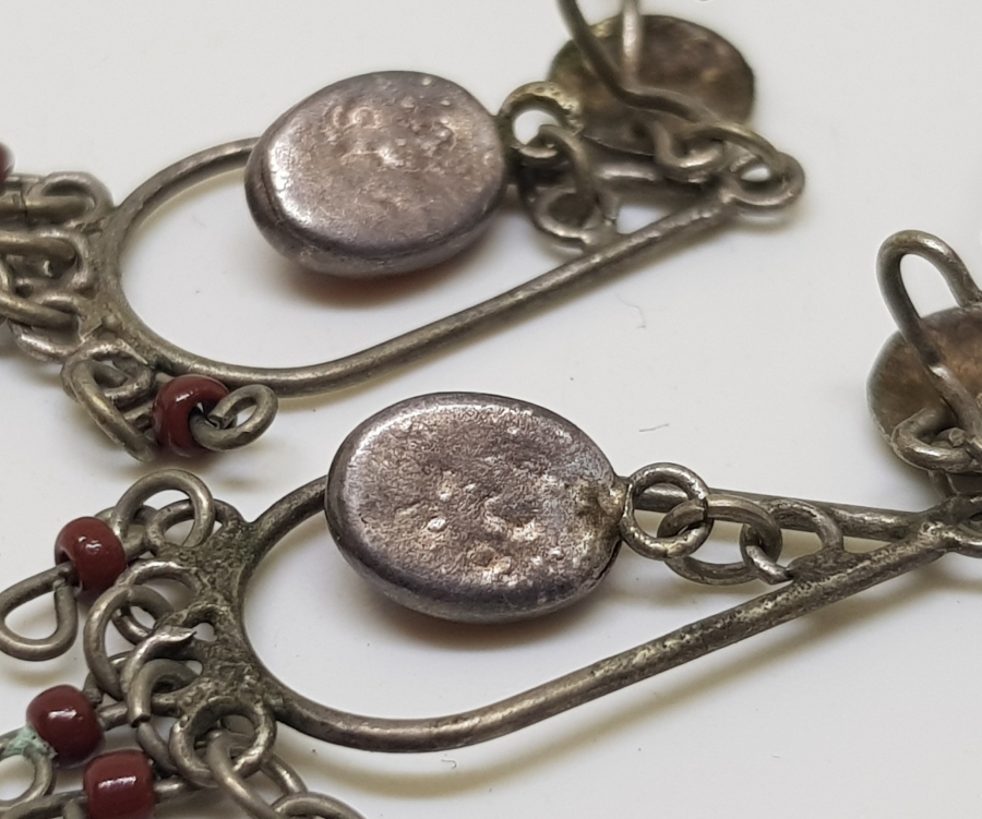 ÖZEL YAPIM AKİK TAŞLI GÜMÜŞ KÜPE