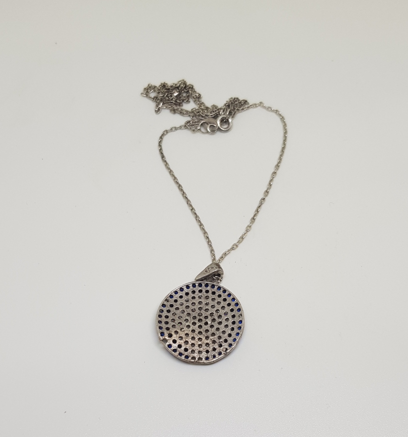 NAZAR BONCUĞU FORMUNDA YAPILMIŞ KOLYE