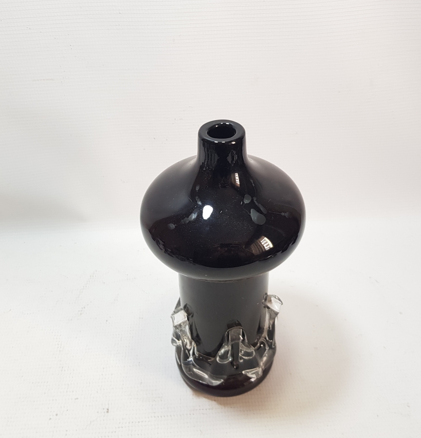 ÜFLEME CAMDAN MAMUL ANTİKA MURANO VAZO