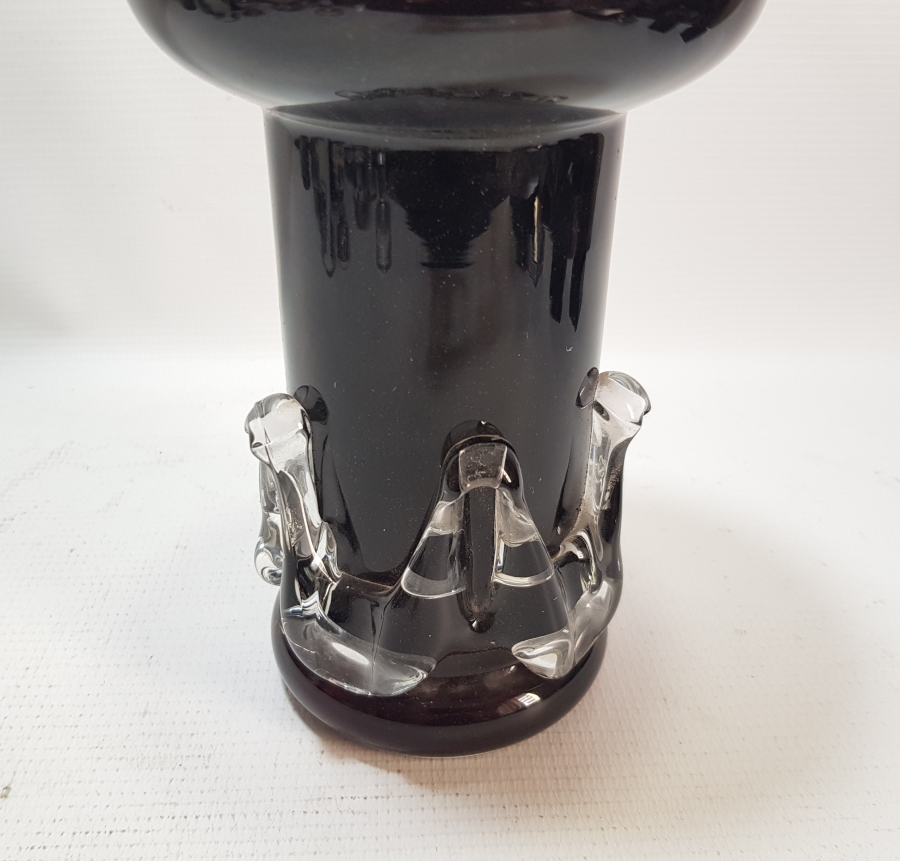 ÜFLEME CAMDAN MAMUL ANTİKA MURANO VAZO