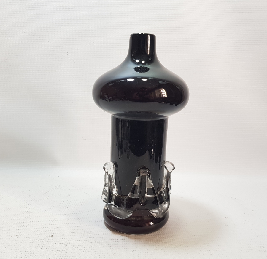 ÜFLEME CAMDAN MAMUL ANTİKA MURANO VAZO