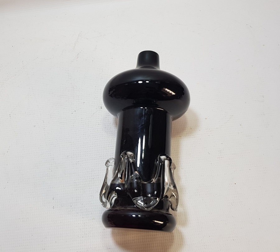 ÜFLEME CAMDAN MAMUL ANTİKA MURANO VAZO