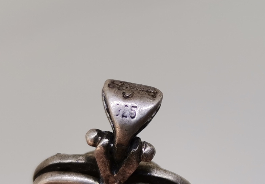 KALP FORMLU GÜMÜŞ KOLYE UCU