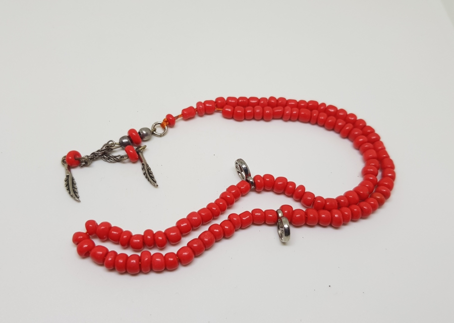 MERCAN TAŞINDAN MAMUL ANTİKA NAMAZ TESPİHİ