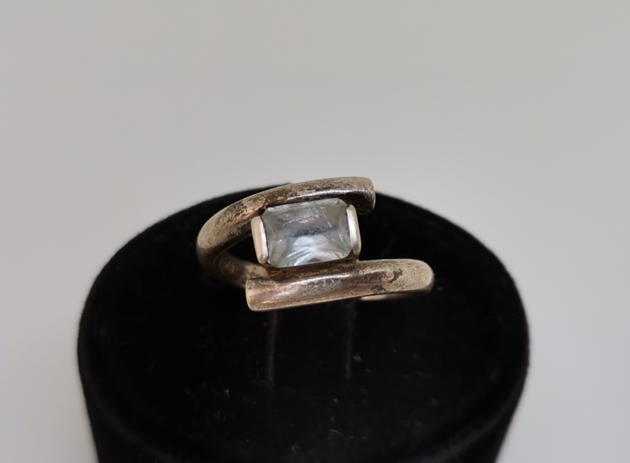 NECEF TAŞLI ÖZEL TASARIM GÜMÜŞ YÜZÜK