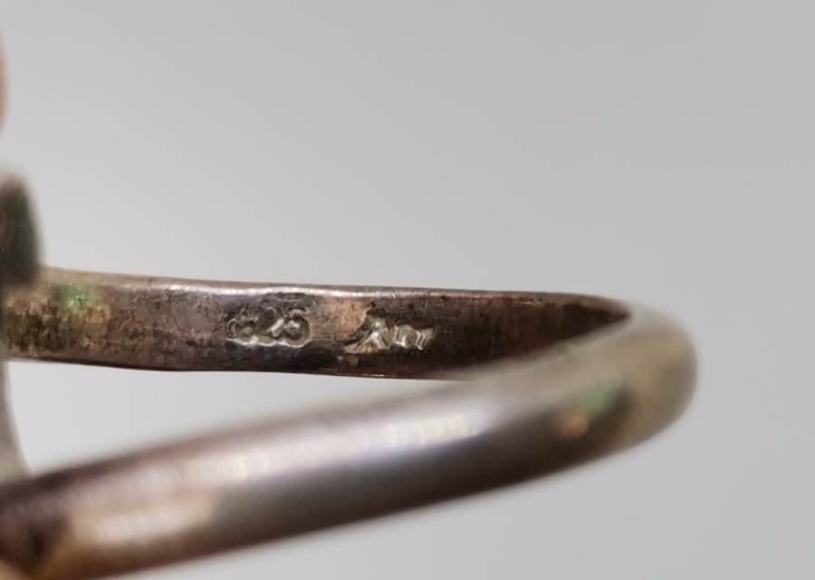 NECEF TAŞLI ÖZEL TASARIM GÜMÜŞ YÜZÜK