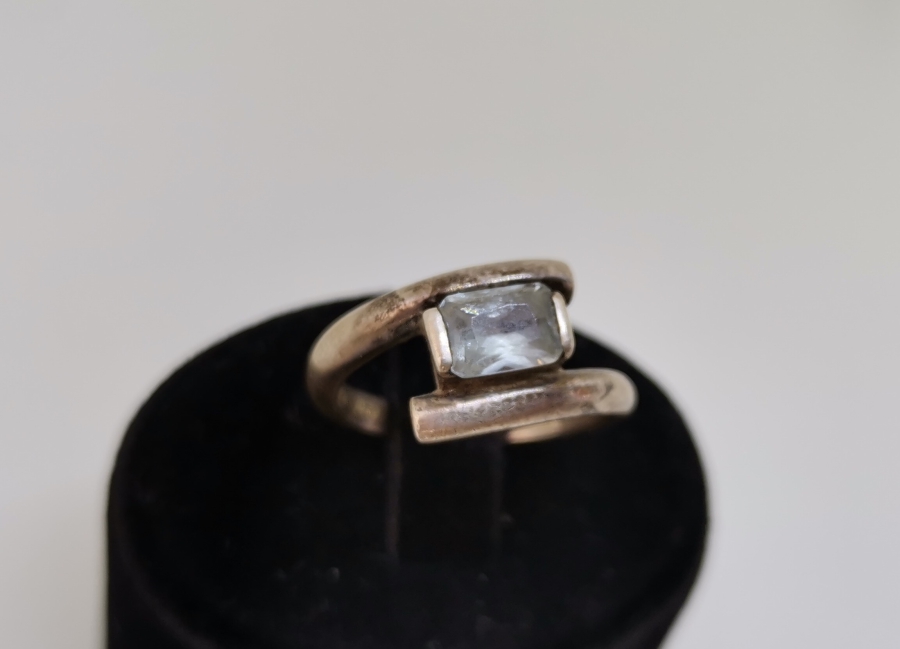 NECEF TAŞLI ÖZEL TASARIM GÜMÜŞ YÜZÜK