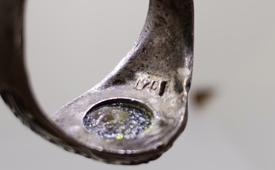 FASETA KESİMLİ SİTRİN TAŞLI GÜMÜŞ YÜZÜK