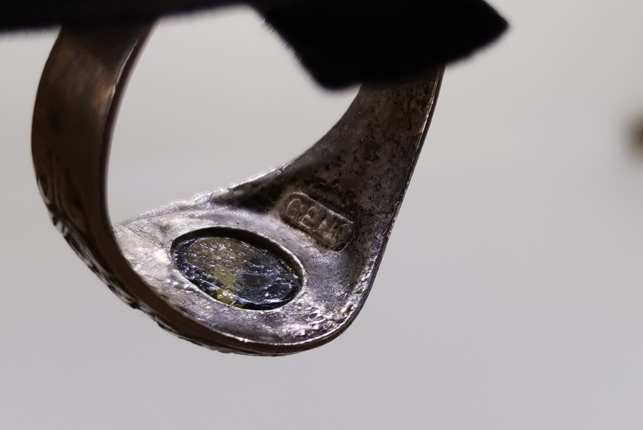 FASETA KESİMLİ SİTRİN TAŞLI GÜMÜŞ YÜZÜK