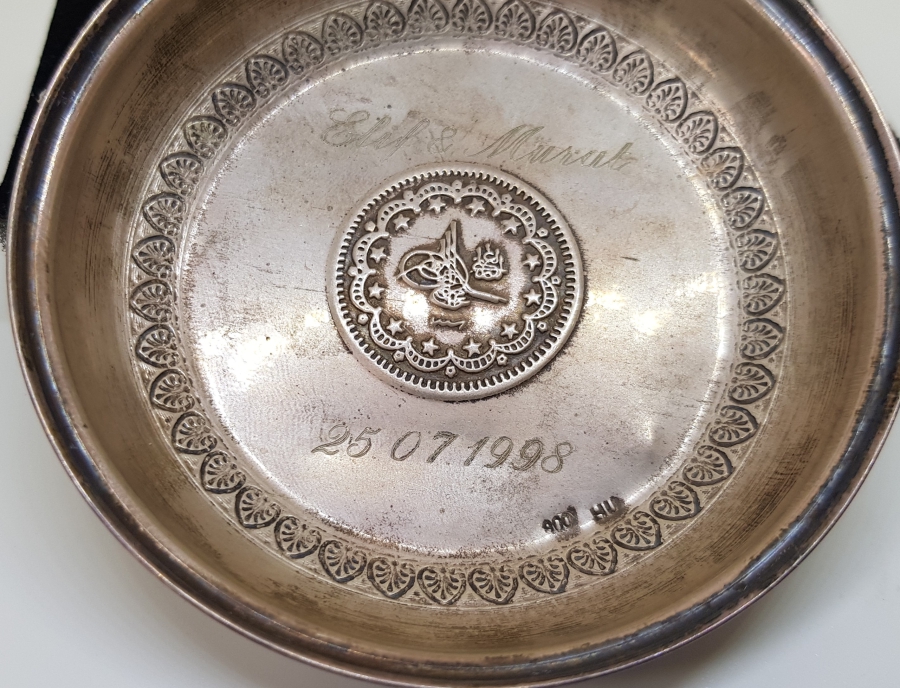 HATIRA GÜMÜŞ KINA TASI