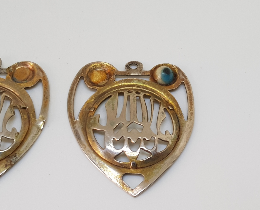 İKİ ADET ANTİKA BEBEK NAZARLIĞI - MAŞALLAH