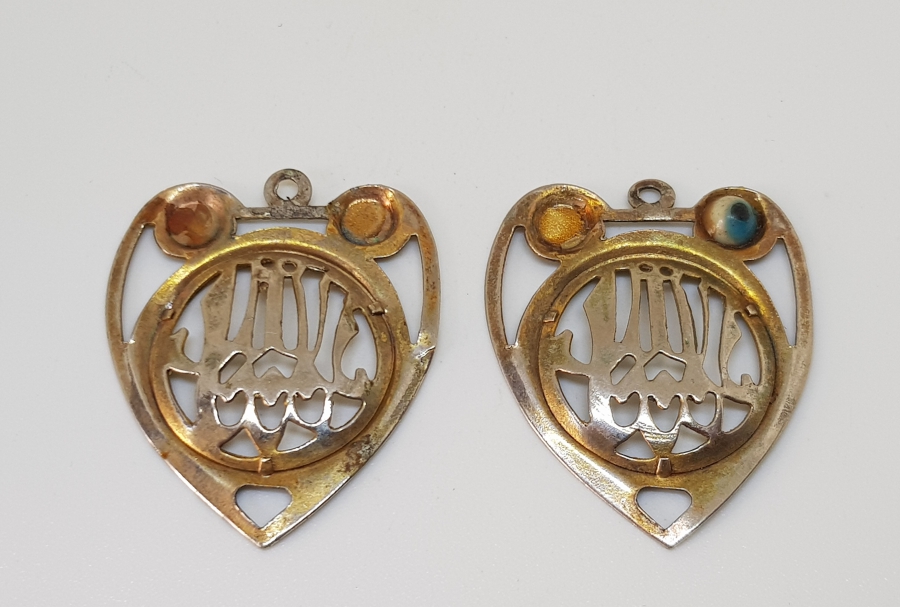 İKİ ADET ANTİKA BEBEK NAZARLIĞI - MAŞALLAH