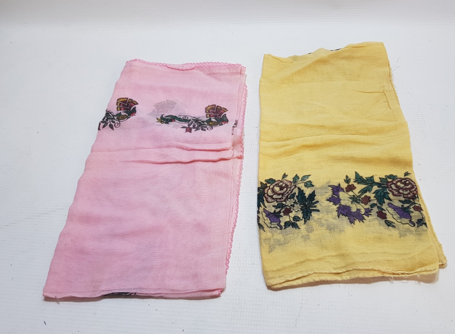 KENARLARI OYALI İKİ ADET ANTİKA YAZMA